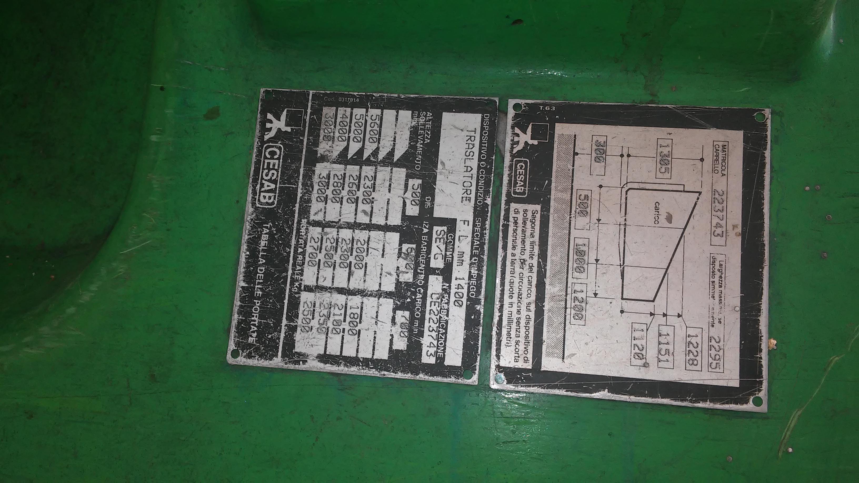 CESAB BLITZ 350 AC  2002